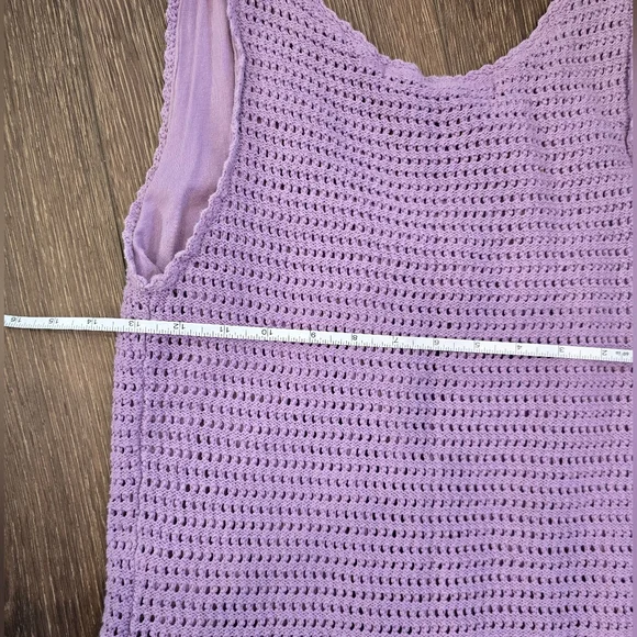 Athleta Purple Cotton Dress - Picture 7 of 7